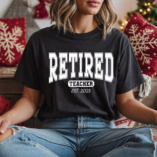 Benutzerdefiniertes Lehrer-Ruhestands-Shirt, Ruhes T-Shirt