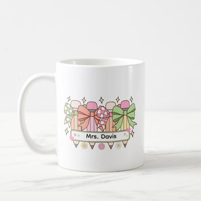 Benutzerdefiniertes Lehrerdessin  Kaffeetasse (Links)
