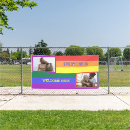 Benutzerdefiniertes LGBT-Foto Banner