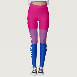 Benutzerdefiniertes LGBT-Regenbogen-Bisexuelles St Leggings