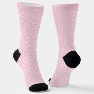 Benutzerdefiniertes Licht Baby Pastell Rosa Weiß P Socken