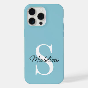 Benutzerdefiniertes Licht Teal Seafoam Ozean Blau  iPhone 15 Pro Max Hülle