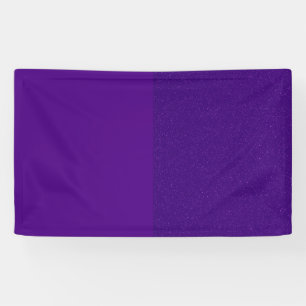 Benutzerdefiniertes lila Glitterrand-Banner Banner