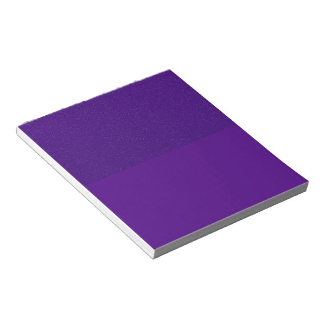 Benutzerdefiniertes Lila Glitzer-Top-Editor Notizblock (angewinkelt)