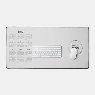 Benutzerdefiniertes Logo 2025 Kalender Schreibtischunterlage