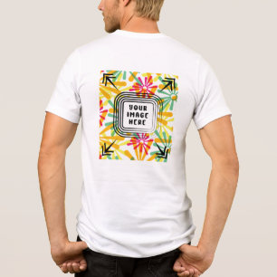 Benutzerdefiniertes Logo-Bild Individuelles Front- Tri-Blend Shirt