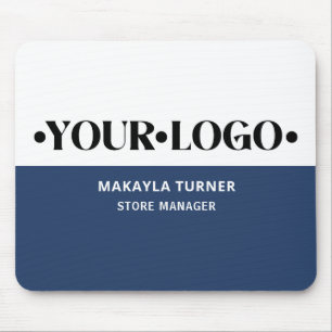 Benutzerdefiniertes Logo Blau Mousepad