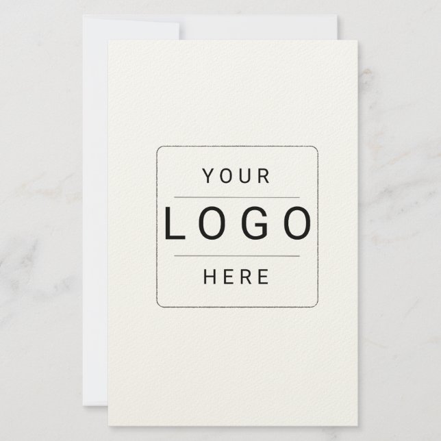 Benutzerdefiniertes Logo Briefpapier (Vorderseite)
