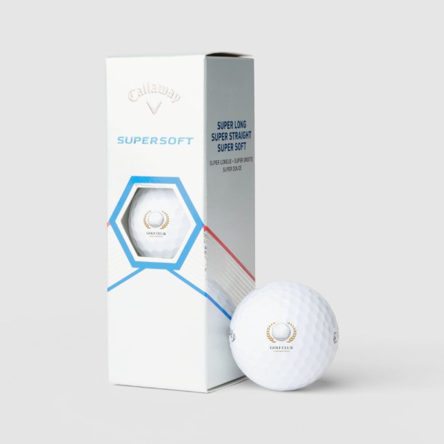 Benutzerdefiniertes Logo Callaway Supersoft Person Golfball (Verpackung)
