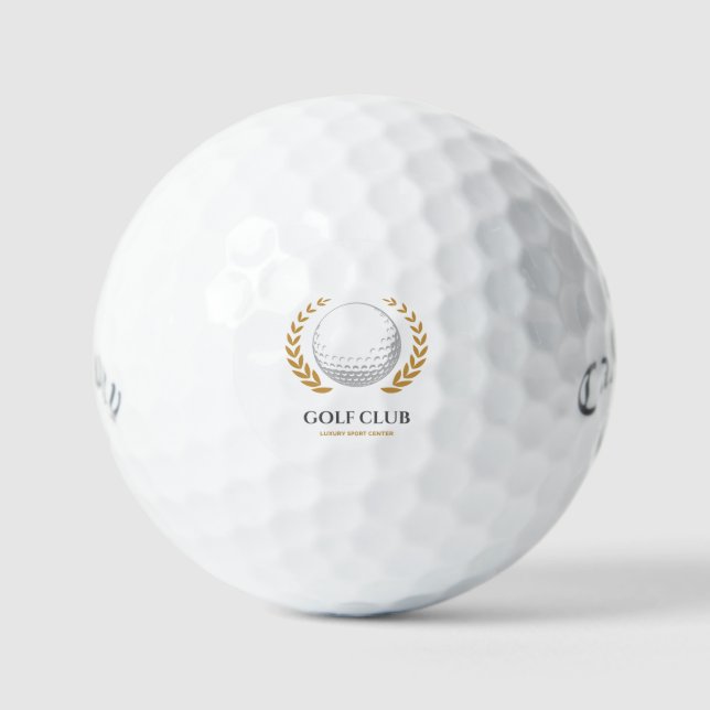 Benutzerdefiniertes Logo Callaway Supersoft Premiu Golfball (Vorderseite)