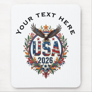 Benutzerdefiniertes Logo der US-amerikanischen Nat Mousepad