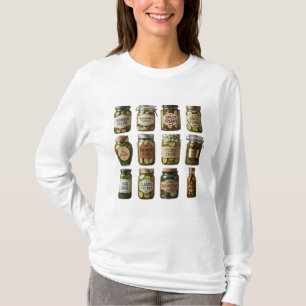 Benutzerdefiniertes Logo-Design für Pickle-Marken T-Shirt