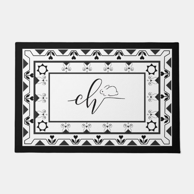 Benutzerdefiniertes Logo-Doormat für Chiara Fußmatte (Vorderseite)