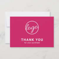 Benutzerdefiniertes Logo Einfach Fuschia Hot-Pink-