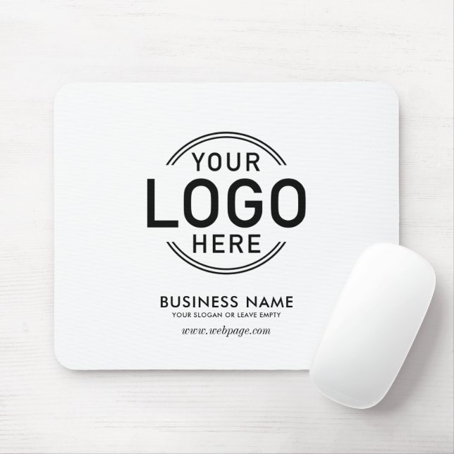 Benutzerdefiniertes Logo Einfache Minimalistische  Mousepad (Mit Mouse)