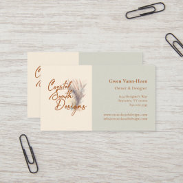 Benutzerdefiniertes Logo Einfache Minimalistische  Visitenkarte