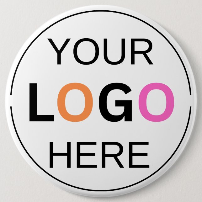 Benutzerdefiniertes Logo Einfache Pin/ Button (Vorderseite)