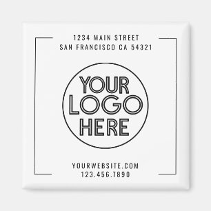 Benutzerdefiniertes Logo für Berufliche Unternehme Magnet