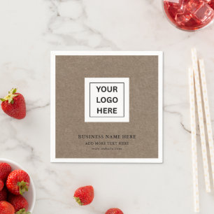 Benutzerdefiniertes Logo für Business Events Paper Serviette