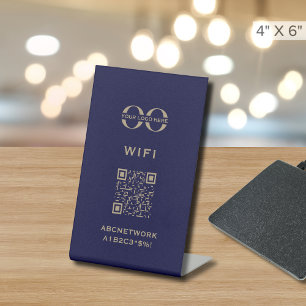 Benutzerdefiniertes Logo für den QR-Code für Wi-Fi Sockelschild