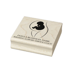 Benutzerdefiniertes Logo für Doula & Geburtscoach- Gummistempel
