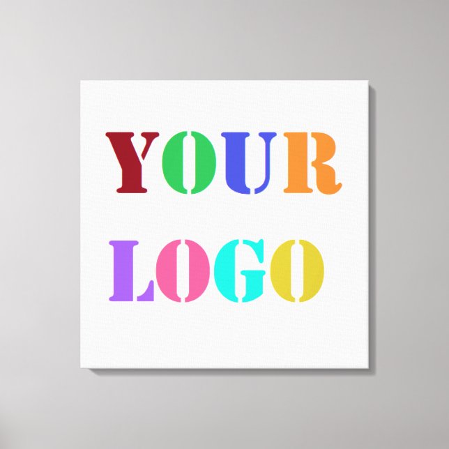 Benutzerdefiniertes Logo für Ihre Werbeaktion Pers Leinwanddruck (Vorderseite)