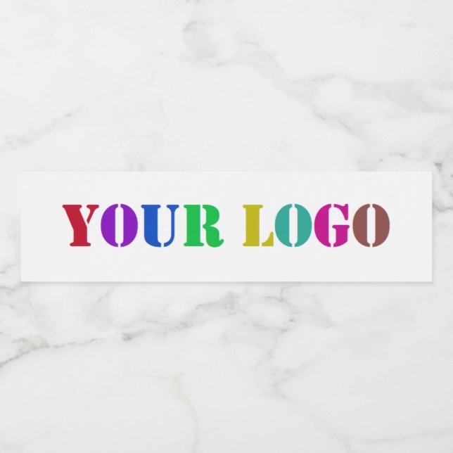 Benutzerdefiniertes Logo für Ihre Werbeaktion Pers Wasserflaschenetikett (Einzelnes Label)