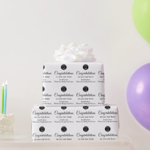 Benutzerdefiniertes Logo für Real Anwesen Company  Geschenkpapier