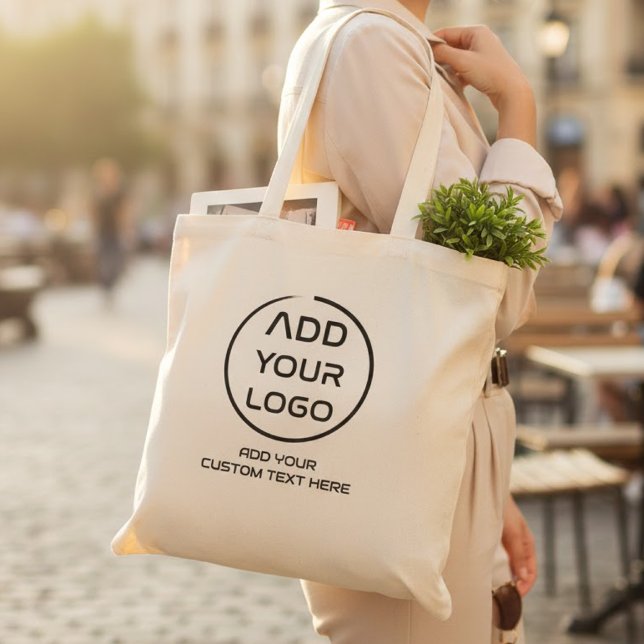 Benutzerdefiniertes Logo für Unternehmen oder Gesc Tragetasche (Von Creator hochgeladen)