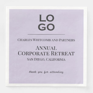 Benutzerdefiniertes Logo für Werbeveranstaltungen  Serviette