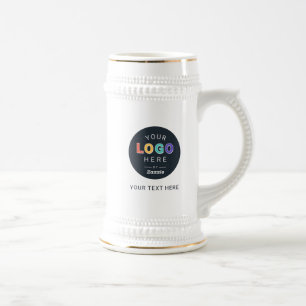 Benutzerdefiniertes Logo Geschäft Bierglas