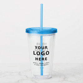 Benutzerdefiniertes Logo Geschäft Promo Fügen Sie  Acryltrinkbecher