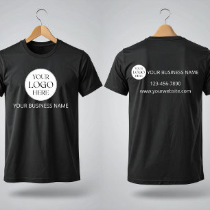 Benutzerdefiniertes Logo Geschäft Unternehmen Tech T-Shirt