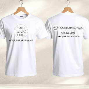 Benutzerdefiniertes Logo Geschäft Unternehmen Tech T-Shirt