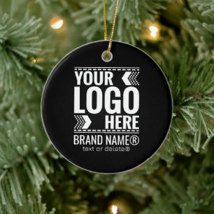Benutzerdefiniertes Logo, Geschäfts- oder Markenlo Keramik Ornament