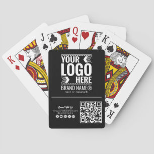 Benutzerdefiniertes Logo, Geschäfts- oder Markenlo Spielkarten