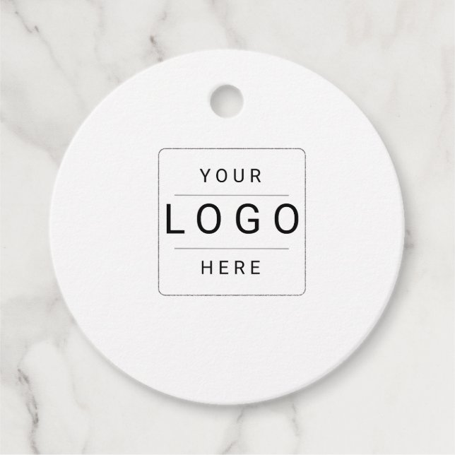 Benutzerdefiniertes Logo Geschenkanhänger (Vorderseite)