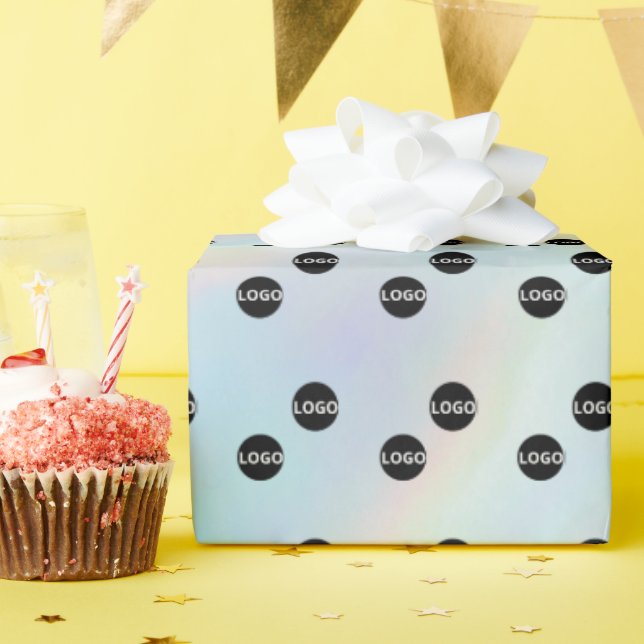 Benutzerdefiniertes Logo Geschenkpapier (Geburtstagsparty)