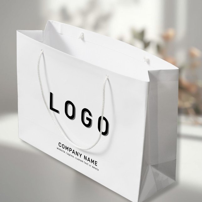 Benutzerdefiniertes Logo Große Geschenktüte (Custom Logo Large Gift Bag)