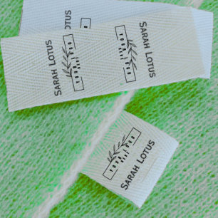 Benutzerdefiniertes Logo Handgefertigt von Aufnähe Ripsband