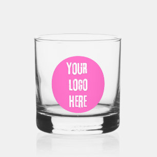 Benutzerdefiniertes Logo hier auf Brille Whiskyglas