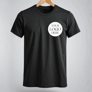 Benutzerdefiniertes Logo Kleinunternehmen Mitarbei T-Shirt