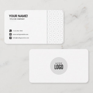 benutzerdefiniertes Logo Kreis professionelles Ges Visitenkarte