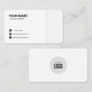 benutzerdefiniertes Logo Kreis professionelles Ges Visitenkarte