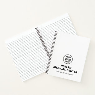 Benutzerdefiniertes Logo Medizin Klinik Gesundheit Notizbuch