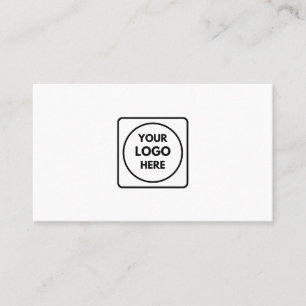 Benutzerdefiniertes Logo Minimalistisches Corpor Visitenkarte