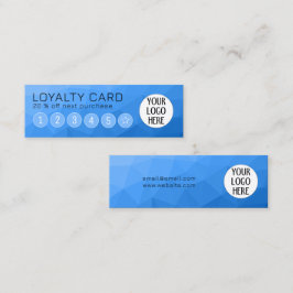 Benutzerdefiniertes Logo mit hellblauem Gradient G Treuekarte