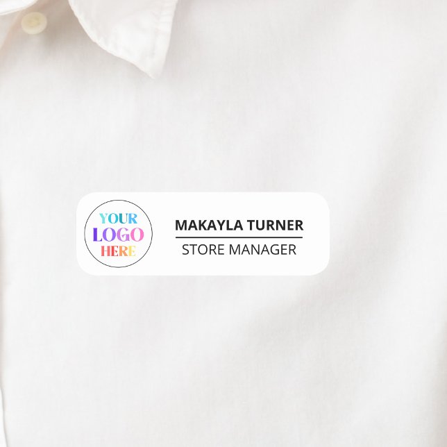 Benutzerdefiniertes Logo Mitarbeiter Magnet oder S Namensschild (Von Creator hochgeladen)