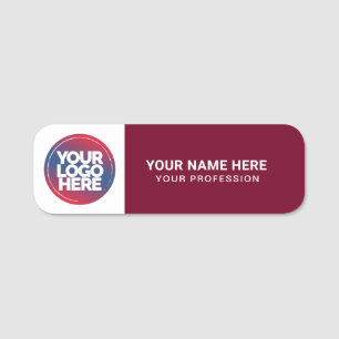 Benutzerdefiniertes Logo Mitarbeiter Magnet oder S Namensschild
