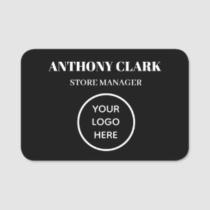 Benutzerdefiniertes Logo Mitarbeiter Magnet Untern Namensschild